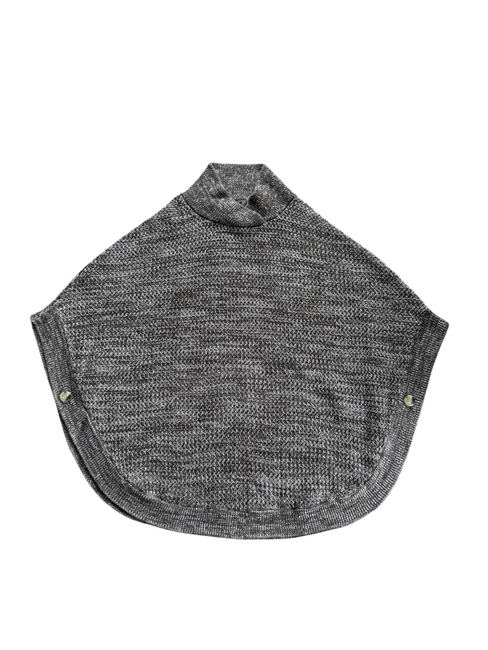 Banana Republic Marled Turtleneck Knit Poncho Cape Sweater XS/S
